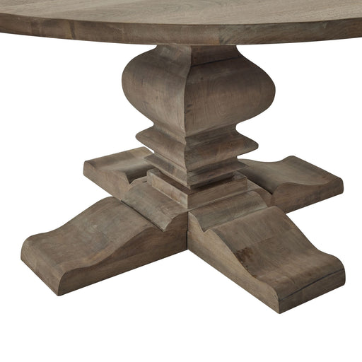 Grove Round 150cm Pedestal Dining Table & 4 Dining Chairs - EST Back In Stock 16-8-2024