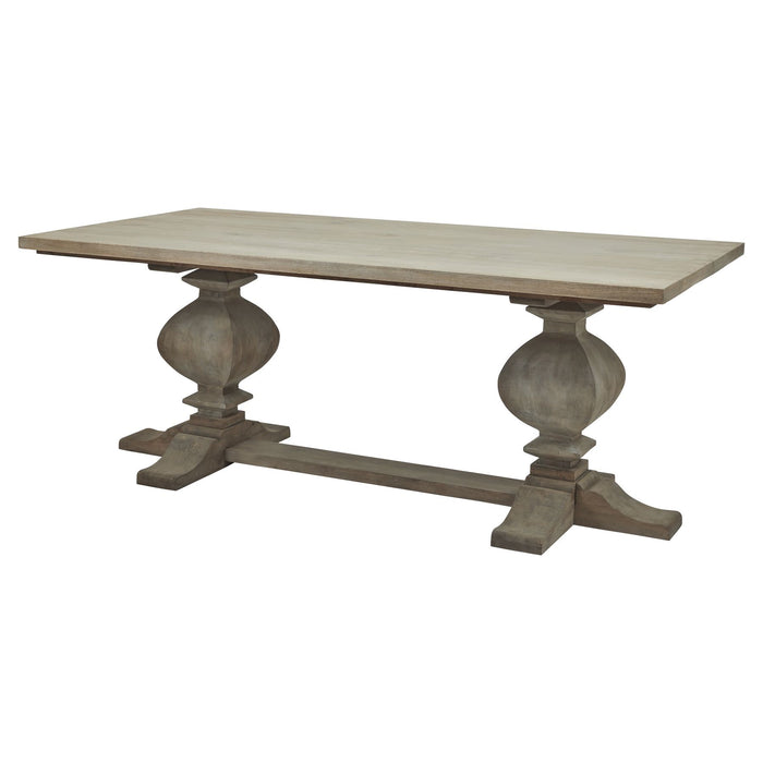 Grove Large 200cm Rectangle Pedestal Dining Table - EST Back In Stock 30-8-2024 - The Furniture Mega Store 