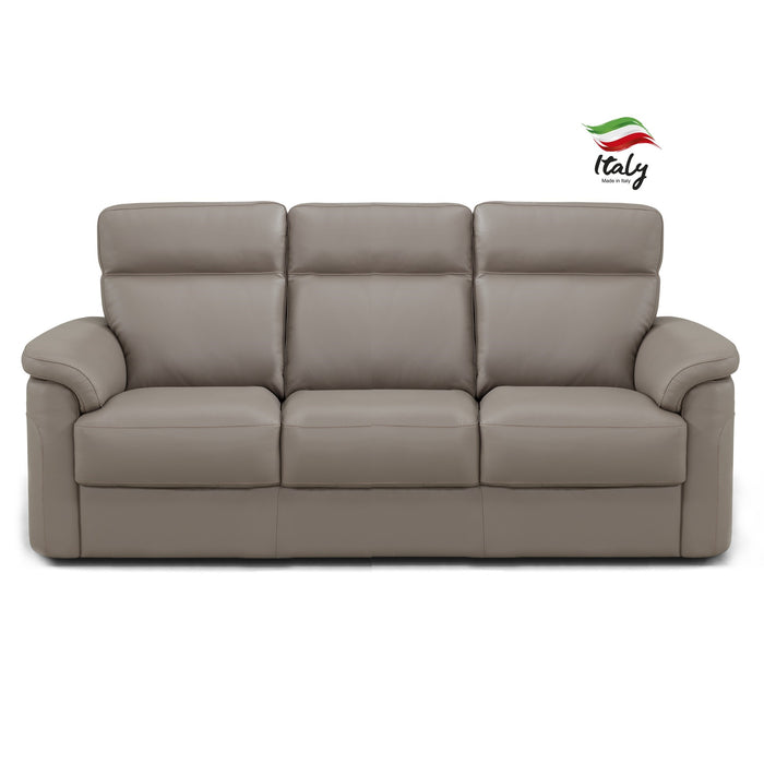 Argenta Italian Leather Sofa Collection - Standard Sofa Or Power Recliner - The Furniture Mega Store 