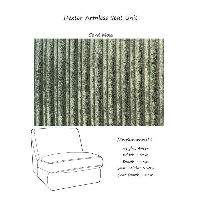 Dexter Fabric Corner Sofa Collection - Choice Of Fabrics & Feet - The Furniture Mega Store 