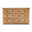 Breeze Oak 6 Drawer Dressing Chest - The Furniture Mega Store 