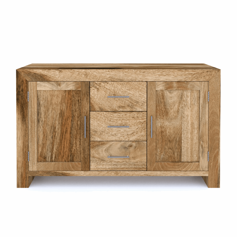 Cuban Mango Wood 2 Door 3 Drawer Sideboard - The Furniture Mega Store 