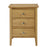 Bath Oak 3 Drawer Bedside Cabinet - The Furniture Mega Store 