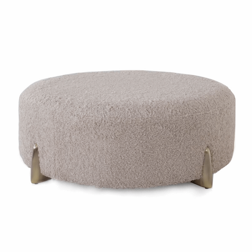 Axel Round Accent Footstool - Choice Of Fabrics & Legs
