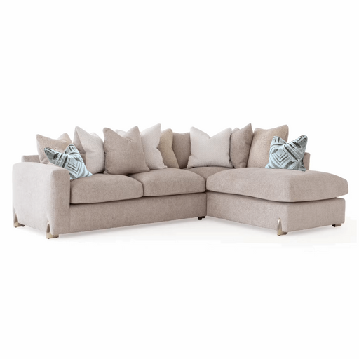Axel Fabric Corner Sofa - Choice Of Pillow Or Standard Back, Fabrics & Feet