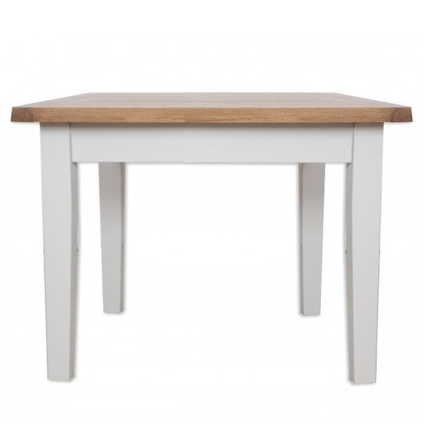 St.Ives French Grey & Oak 90 X 90 Square Dining Table | The Furniture ...