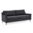 Olten Charcoal Fabric 3 Seater Sofa & 2 Armchairs Set - The Furniture Mega Store 