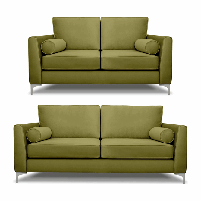 Alena 3 Seater & 2 Seater Sofa Set - Choice Of Colours - The Furniture Mega Store 