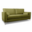 Alena 3 Seater Sofa + Love Chair + Round Footstool Set - Choice Of Colours - The Furniture Mega Store 