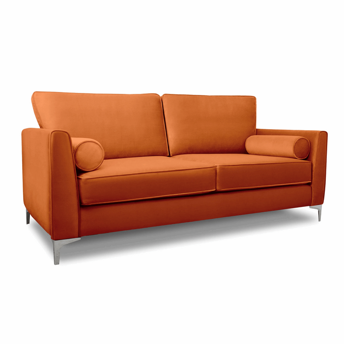 Alena Velvet Sofa Collection - Choice Of Colours - The Furniture Mega Store 