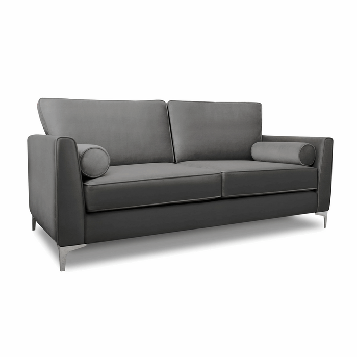 Alena Velvet Sofa Collection - Choice Of Colours - The Furniture Mega Store 