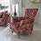 Serpentine Buttoned Chesterfield Wing Chair - The Furniture Mega Store 