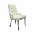 Majestic Cream Faux Leather Dining Chairs - Sold In Pairs - The Furniture Mega Store 