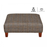 Pull Out Footstool - Choice Of Harris Tweed® Or Moon Wool - Feet & Studs - The Furniture Mega Store 