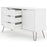 Augusta White Medium Sideboard with Hairpin Legs - The Furniture Mega Store 