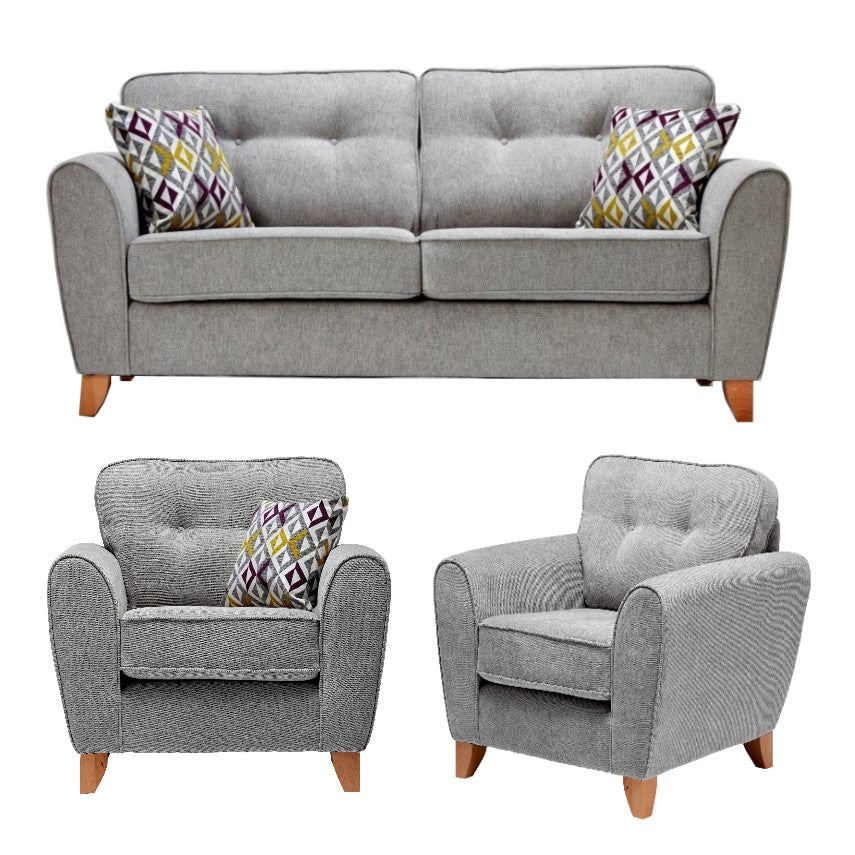 3 seater sofa discount and armchair set