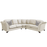 Vesper Corner Sofa Choice Of Pillow Or Classic Back - Fabrics & Configuration - The Furniture Mega Store 