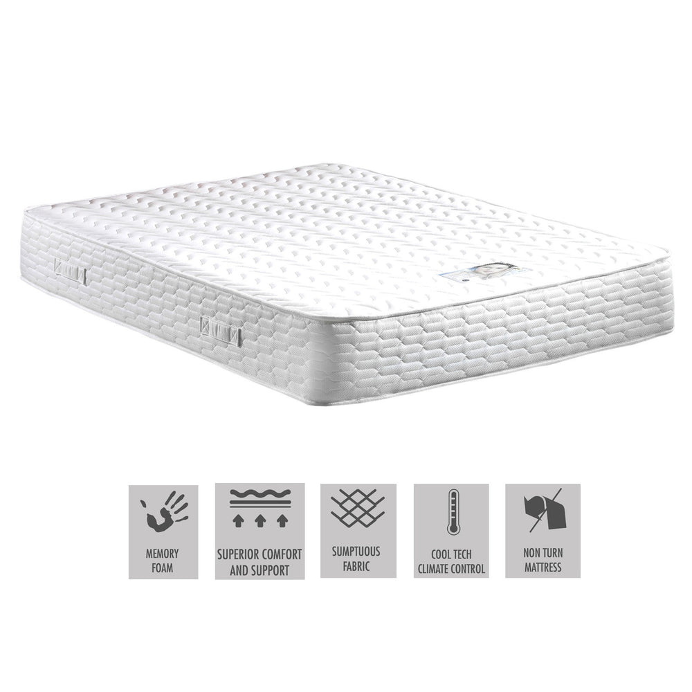 Softflex 1000 Pocket Memory Foam Mattress - The Furniture Mega Store 