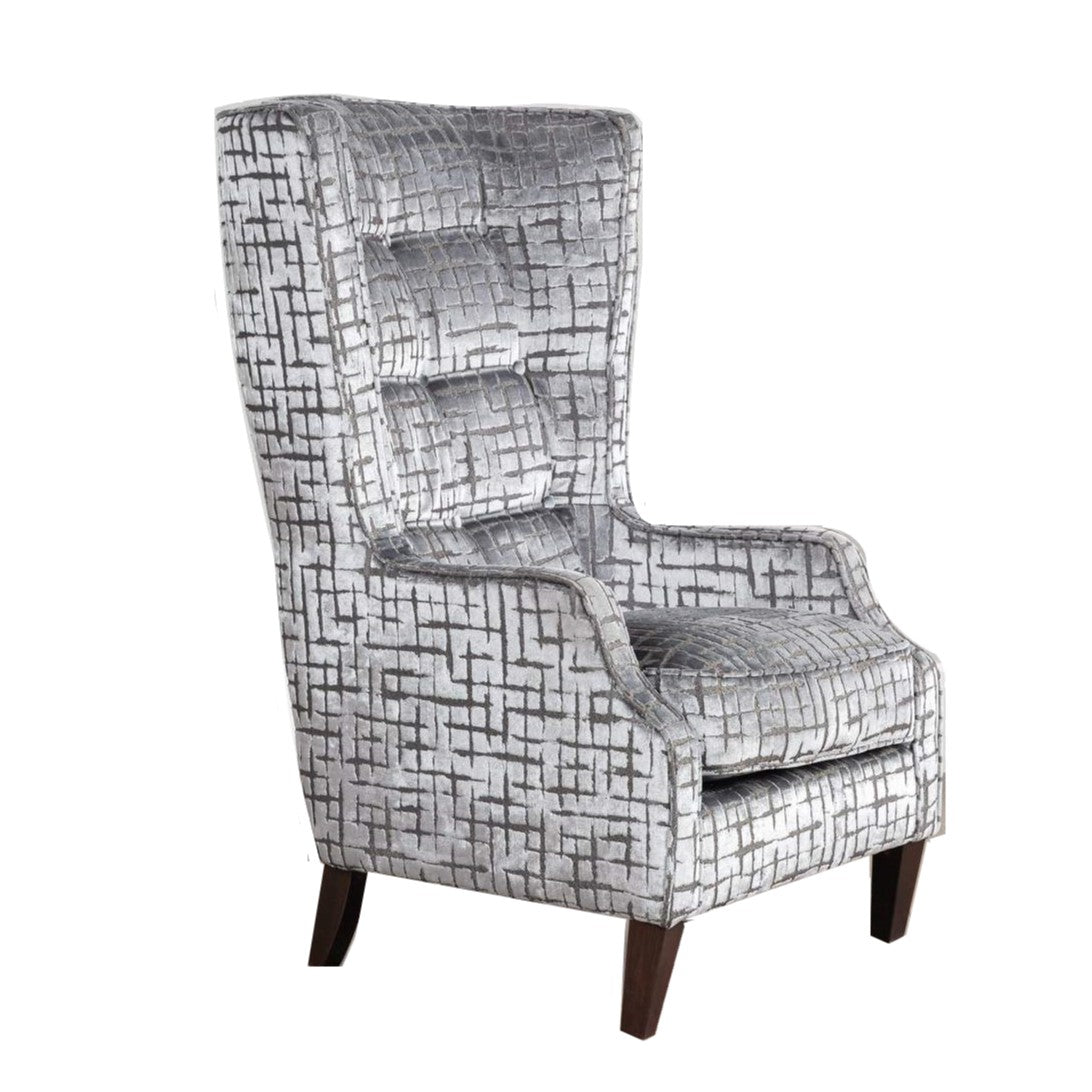 Script wingback deals chair